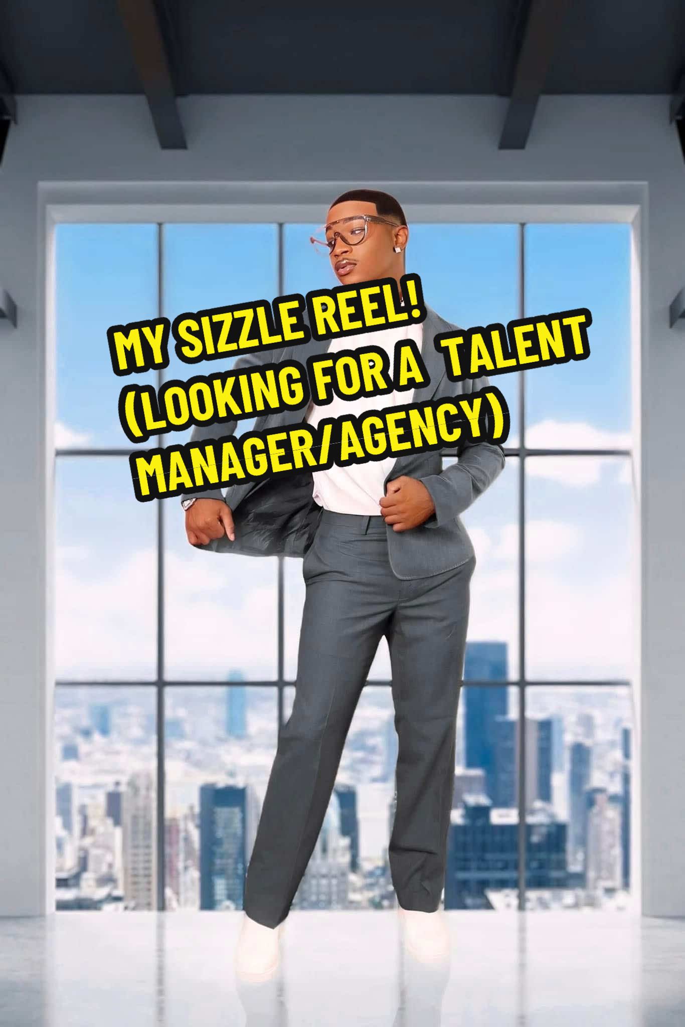 Yep that’s me! Can’t wait to build a team and show the world 🤍 #actor #castingcall #manager #comedian #talentagency  