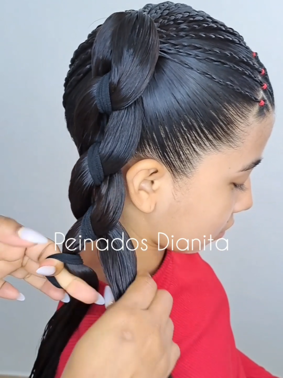 idea fácil para el regreso a clases ❤🥰🎀 #regresoaclases #peinados #paratiiiiiiiiiiiiiiiiiiiiiiiiiiiiiii #fypp #fouryou 