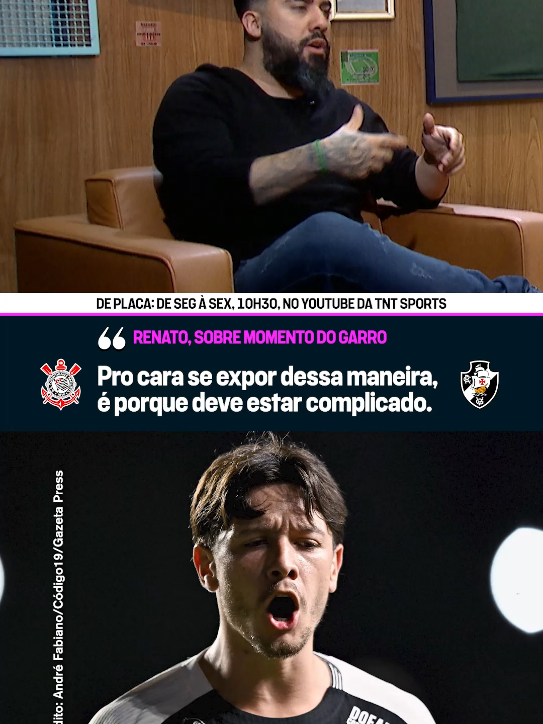 RODRIGO GARRO ESTÁ JOGANDO NO SACRIFÍCIO! Se liga na opinião do pessoal do #DePlaca sobre o camisa 8 do Timão e seu momento após as lesões. Deixe sua opinião nos comentários! #futebolbrasileiro #tiktokesportes #debate #futebol #corinthians #rodrigogarro #Garro
