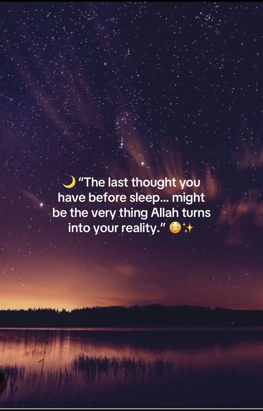 Before you sleep, your soul is lifted to Allah. Your subconscious opens. Angels record your last words. And your dreams begin planting the seeds of your future. 🌌 Most people waste this sacred portal scrolling their phone 📱… but the truth is, your final thoughts before sleep can be the most powerful du‘a of your life. 🤯 💭 Imagine ending every night by planting visions of your dream life — health, wealth, love, closeness to Allah — knowing those intentions are being carried into the Divine Realm. 🪽📖 This isn’t “wishful thinking”… it’s one of the most overlooked spiritual secrets in Islam. And it could change your entire destiny. 🔑 🌙 Tonight, don’t just fall asleep. Step into the unseen world with intention.#islamic_video #muslimtiktok #deen #Allah #manifestation 