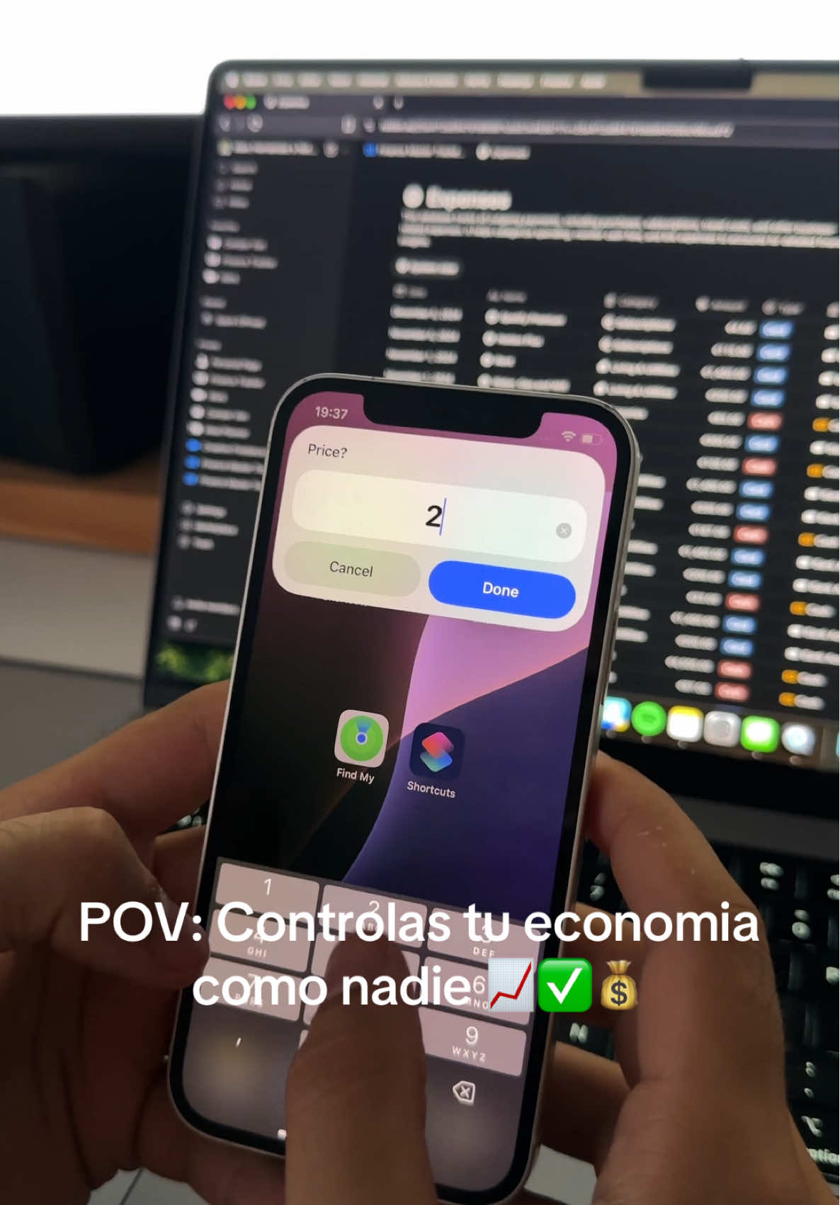 ¿Quieres organizar tus finanzas asi? Comenta abajo y te escribo! 📈 #notion #template #atajos #iphone