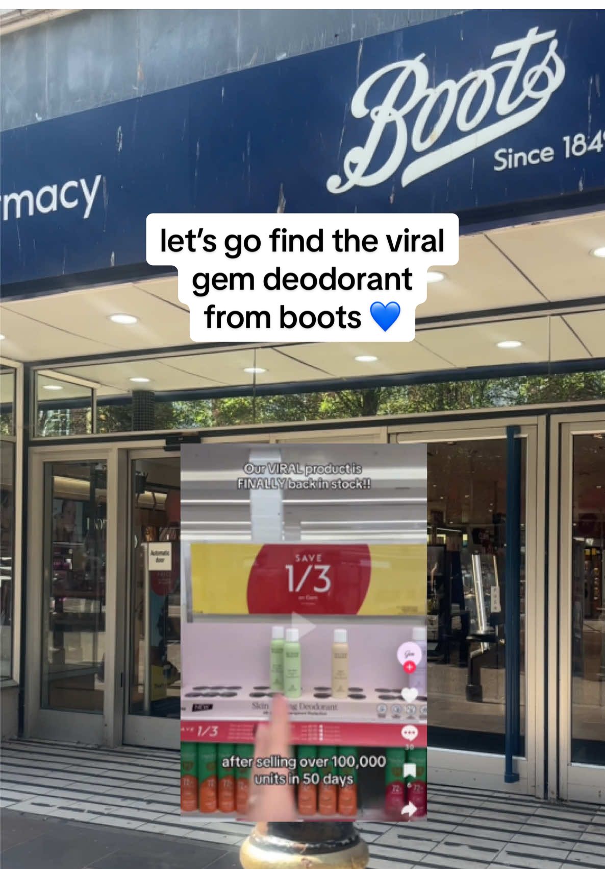 Not me finding the last Coconut Vanilla Gem deodorant in Boots 🥹🌼 @Gem @Boots UK / AD  #fyp #trending #bootsuk #viral #beauty 