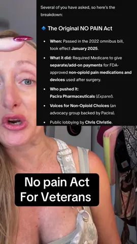#nopainact #VAnopainact #2025nopainact 