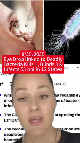 Is Your Eye Care Product Safe? CDC Issues Urgent Alert! 🆘 #NewMexico #foryou #Infection #KnowledgeIsPower #fyp #ForYourPage #CDC #Connecticut #Eyedrops #NewYork #12 #Yesterday #NewJersey #Nevada #California #greenscreen #NewNews #humor #Deadly #4upage #wffnews #LetMeKnowWhatYouThink #Washington #cmoedy #Warning #Florida #viralvideo #Texas #Announced #States #BreakingNews #Wisconsin #Bacteria #Utah