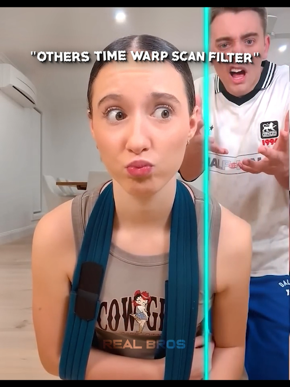 others time warp scan filter vs this guy ☠️🔥 #trollface #TimeWarpScan #viral_video 