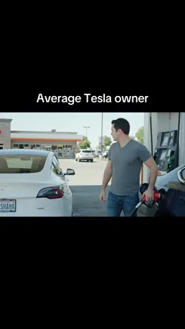 Want to make an AI video just like this? Visit the link in my bio to make one today! - #yapper #veo3 #tesla #newcar #gastation #ev #teslatok #teslamodel3 #wifesboyfriend #hahagas #gas #gasprices #pricey #wife #princesstreatment #angry #crashout #nerd #skinny #neonclothes