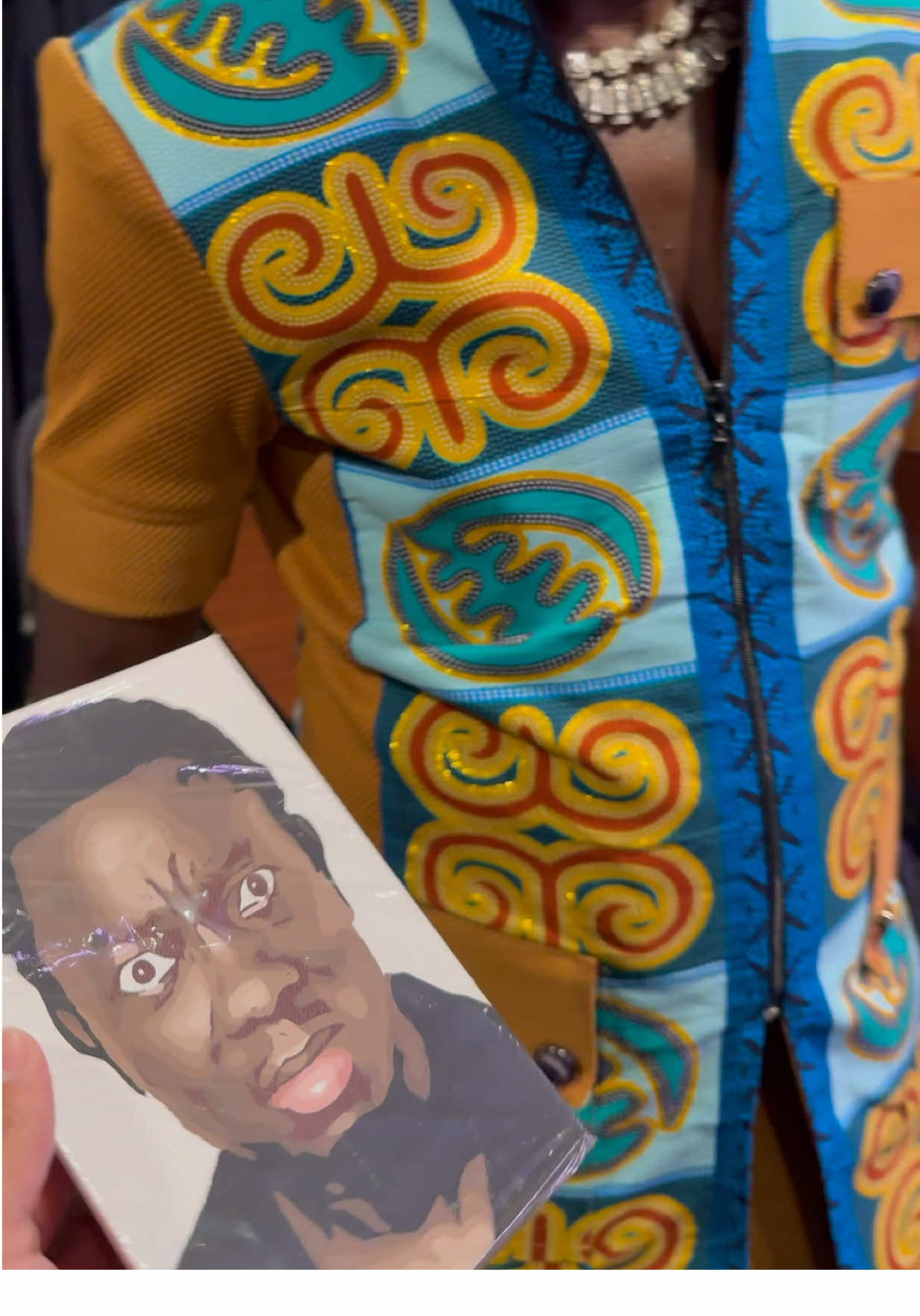 Surreal moment with Michael Blackson 😂🎨 #artist #painting #reaction #actor #comedy 