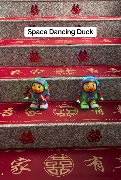 Space Dancing Duck Robot Toy #fyp 3/ #uktiktok #foryou #TikTokShop #babytoys #toy #duck 
