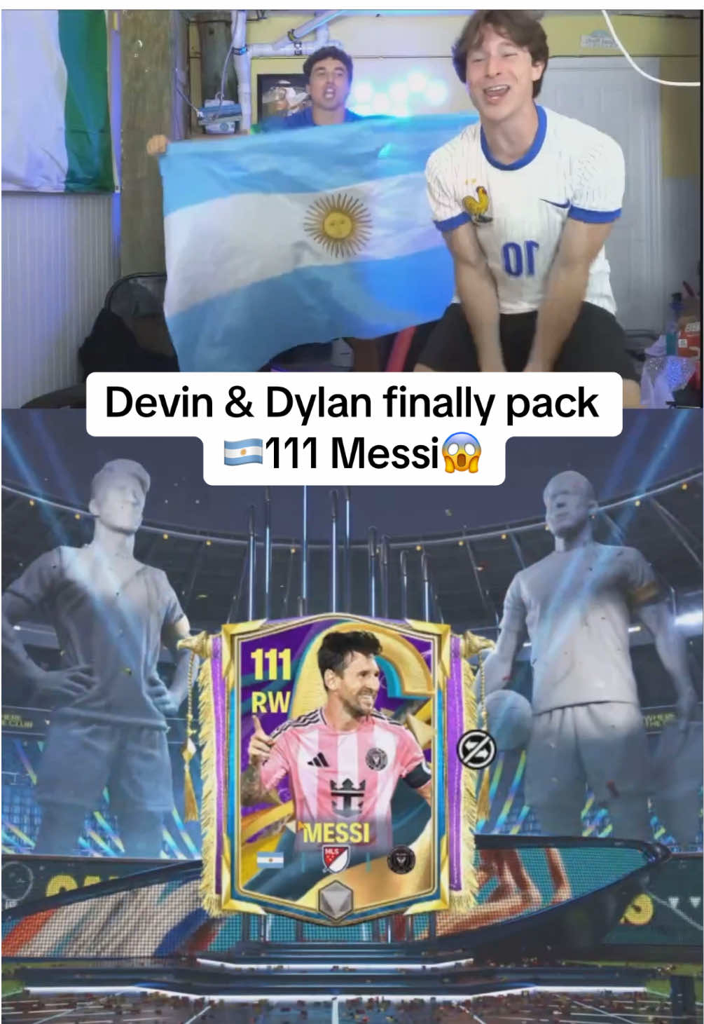 MESSI #devincaherly #devinanddylan #fcmobile #packopening #MESSI #argentina #GAMING #FIFA #fcmobile25 