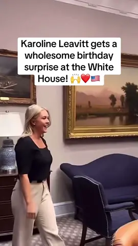 Happy Birthday, Karoline! 🎁🇺🇸 #trumpsupporters #maga #birthday #republicans #fyp 