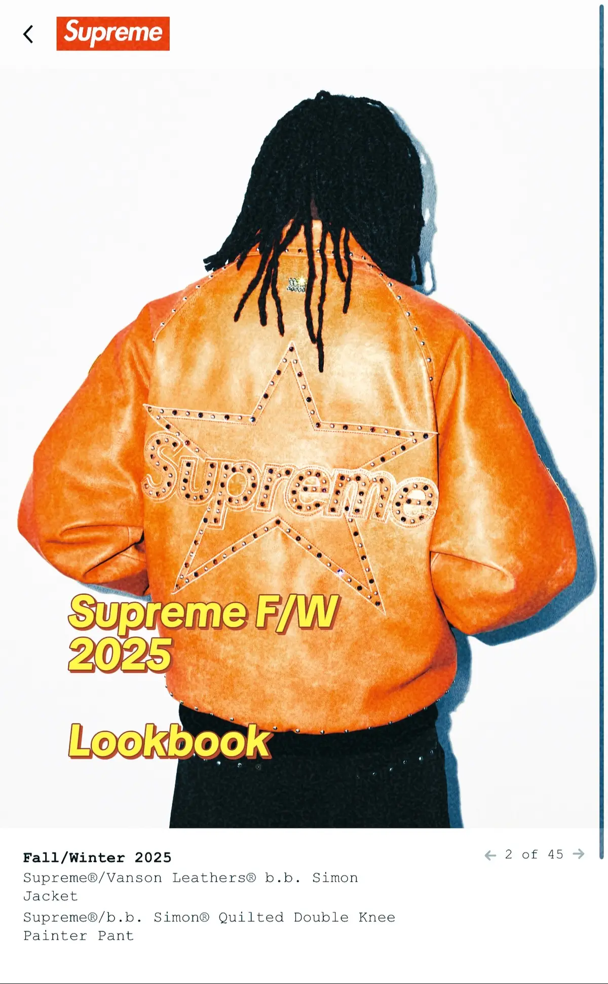 Supreme FW25 Lookbook Review 1. Heavyweight Collaborations & Nostalgic Homages Supreme goes big this season with major collaborations and pop culture tributes. The collection includes pieces with Vanson Leathers, Schott, and Nike, paired with nods to Wu-Tang Clan, Michael Jackson, and The Exorcist—a bold blend of streetwear grit and cultural reverence. 2. Streetwear Still Takes Center Stage The collection’s visual narrative emphasizes classic streetwear staples—hoodies, crewnecks, and graphic tees—but reinvents them with renewed vigor. The lineup feels like a reassertion of the label’s dominance in streetwear culture. 3. Visual Aesthetic: Raw, Urban, and Referenced The visuals hint at a gritty, urban setting with layered looks that blend sleek leather jackets, distressed denim, and bold graphics. The overall vibe is powerful and unapologetically street-centric. 4. Cultural Resonance & Brand Legacy By weaving in cultural icons and historic media references—like the Dangerous era of Michael Jackson or Wu-Tang’s musical legacy—Supreme taps into a broader nostalgia while also reasserting its relevance. #supreme #lookbook #fallwinterfashion #streetwear   