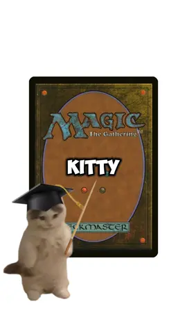 kitty explains the stack in magic the gathering #fyp #mtg #edh 