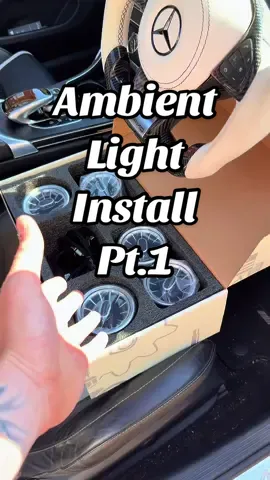 C63s gets some ambient lighting !!!! #c63s #fyp #amg #mercedes #ambientlighting @REY.CUSTOMS 