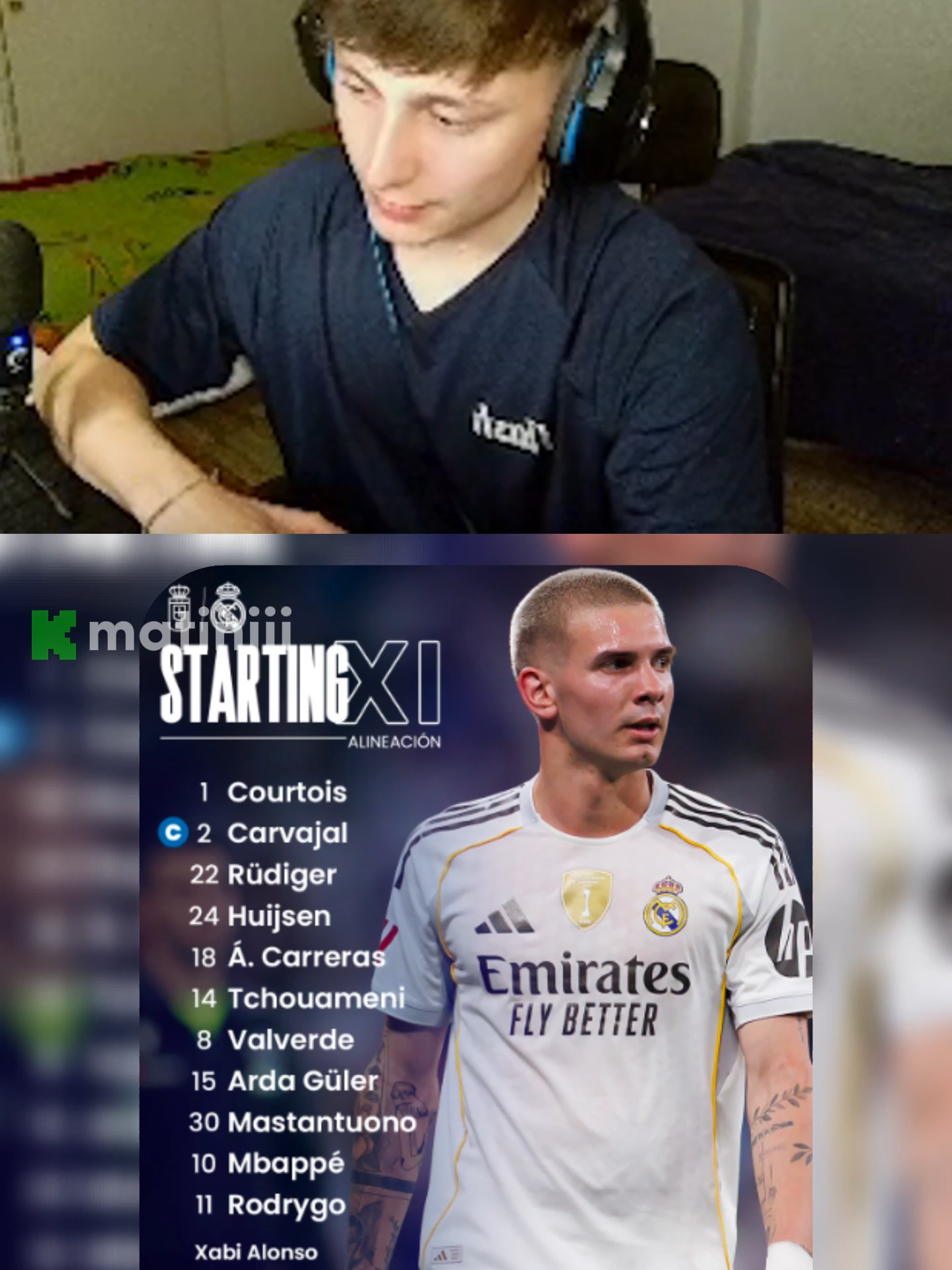 MASTANTUONO TITULAR | #mastantuono #realmadrid #riverplate #futbol #laliga #argentina #kick #fyp #matini