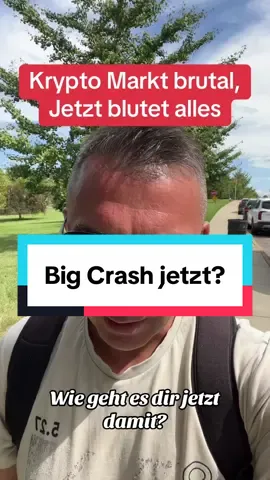 Bitcoin und Kryptowährungen gehen erst hoch und knallen gnadenlos nach unten. Kommt jetzt der große Crash von dem viele Träumen? Geht es jetzt gnadenlos nach unten oder was ist gerade passiert? Wie geht es dir emotional damit? Sag mir mal deine Meinung. ##Kryptowährung##Bitcoin##xrp##Ethereum##Bullrun
