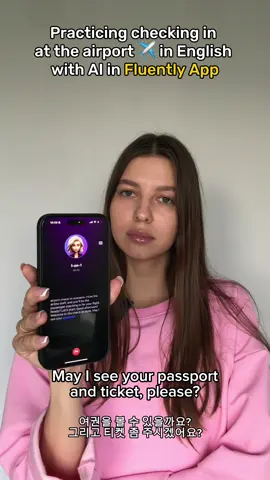 Let’s practice airport conversation ✈️ #English #NativeSpeaker #Vocabulary #Pronunciation #SpeakEnglish          