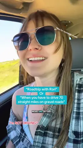 2000s hits are my Kryptonite #carsinging #roadtrippin #gravelroads #nostalgicmusic #bluesong 