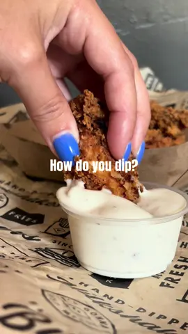 How do you dip your tendies? For me, the more sauce, the better. 
