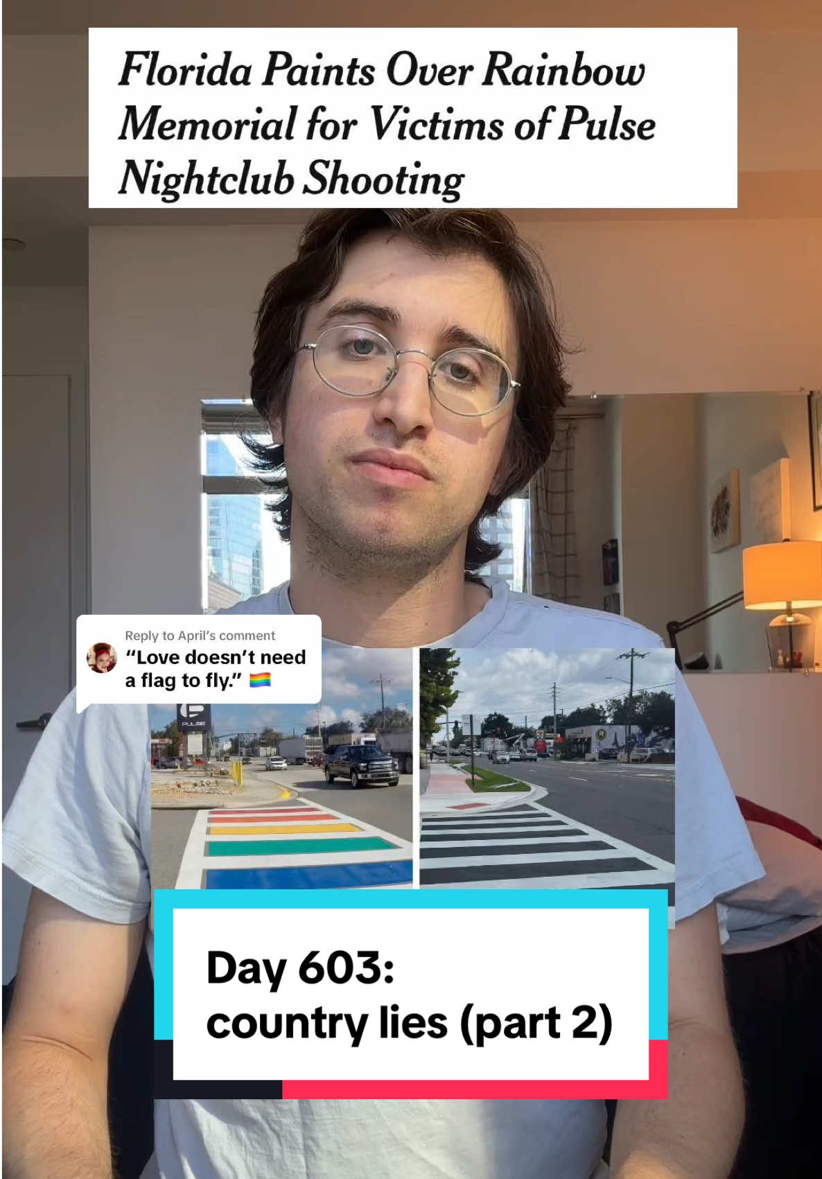 Replying to @April 8/25/25 - day 603 of writing a song every day. “Country lies” part 2