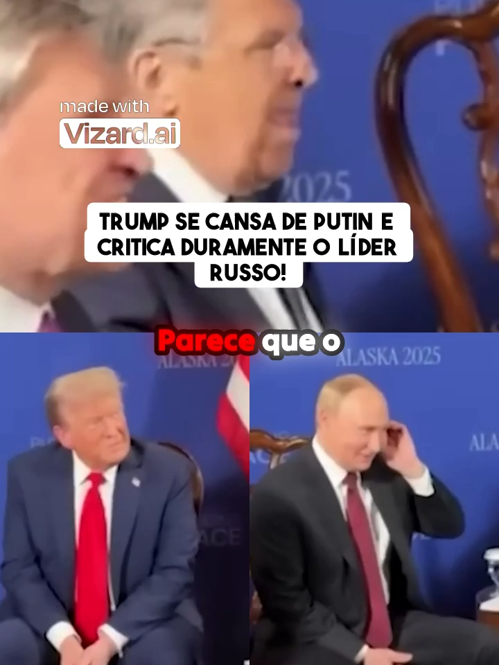 Trump se cansa de Putin e critica duramente o líder russo! #Trump  #Putin