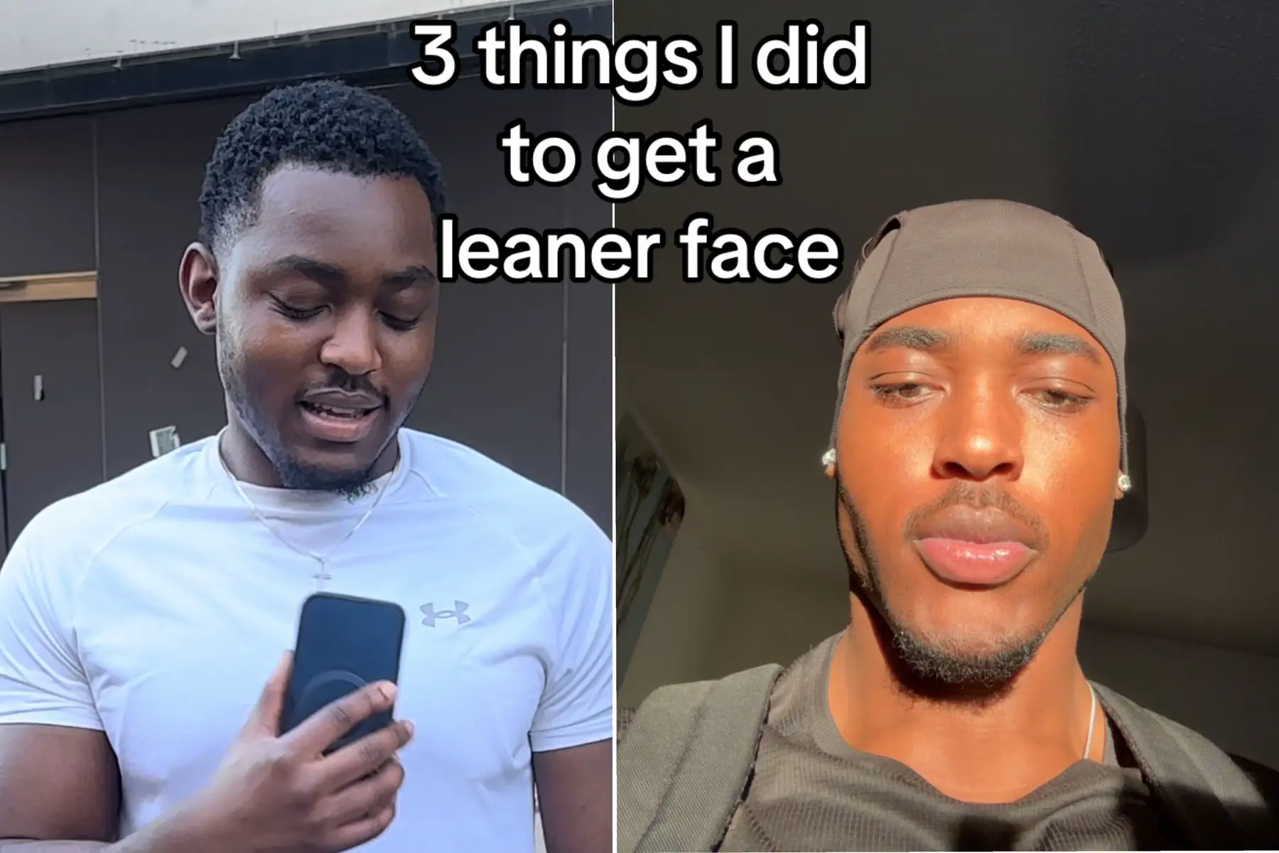 How I got a leaner face #debloat #facefatloss #facefatreduction #gid_thejourney #facefat 