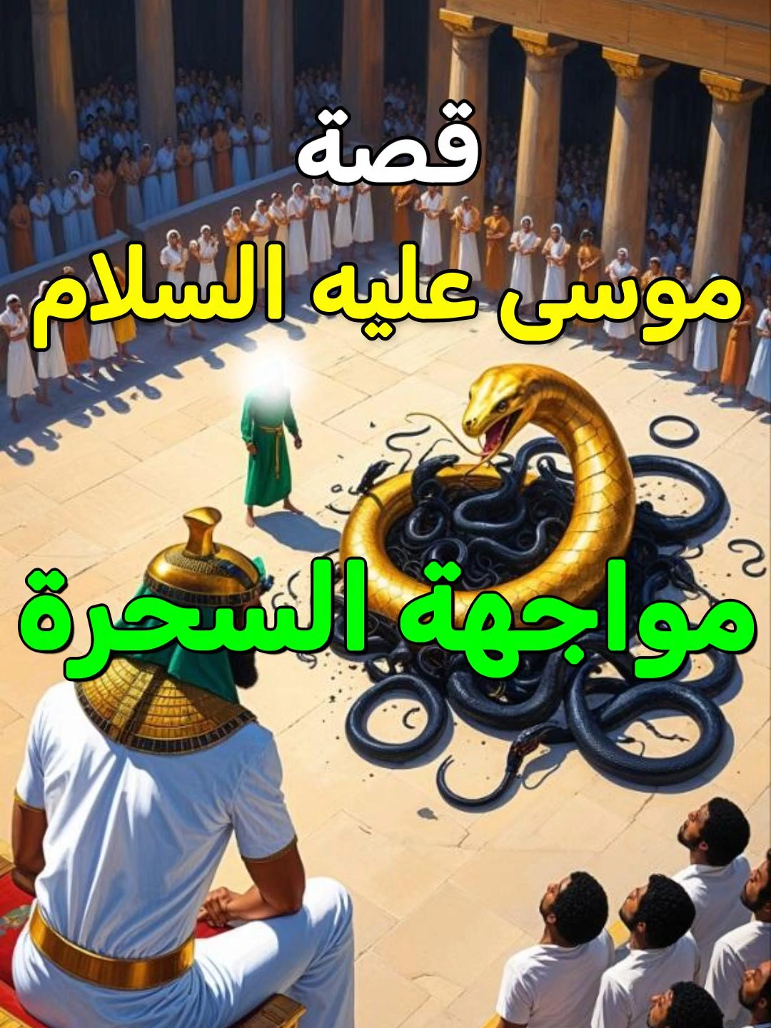 مواجهة موسى عليه السلام للسحرة #قصة_موسى_عليه_السلام#موسى_عليه_السلام#النبي_موسى#كليم_الله#قصص_الانبياء#قصص_دينيه#قصص_اسلاميه#السحرة#فرعون #الانبياء