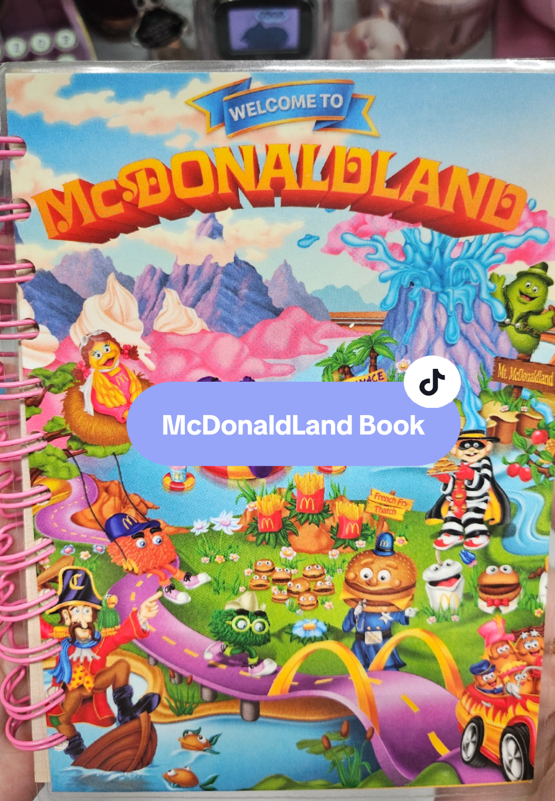 Repurposed Book from the @McDonald’s McDonaldLand Box!🍟🍔 #unique #Repurposed #McDonaldLand 