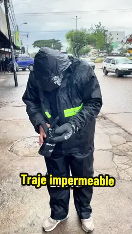 Traje impermeable chamarra y pantalo!! #frio #impermeable #moto #delivery #oferta 