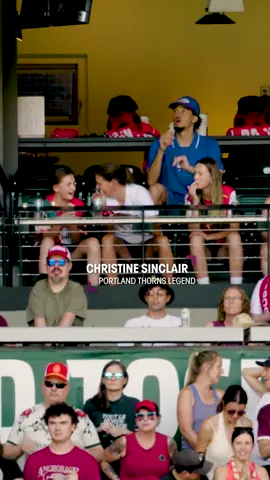 Christine Sinclair, she's just like us 😅 #NWSLRivalries | @ally 