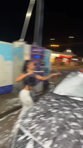 Our messy version 🫧🧽 #bestie #fyp #ontopofcars #carwash @C<3 