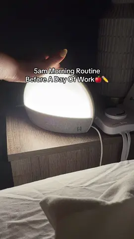 FEELS SO GOOD TO BE BACK TO MY MORNING ROUTINE🤪 alarm clock: @Hatch for Sleep   Face wash & lotion @LaRochePosayUS pre workout & protein: @Ora Organic lunch box: @YETI gym bag/work bag: @BAGSMART #morningroutine #teachermorning #5ammorningroutine 