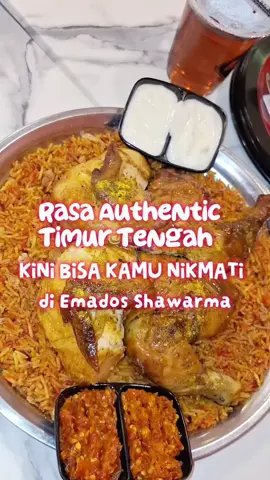 Kenyang itu wajib, nikmat itu bonus—dan di Emados Shawarma, dua-duanya kamu dapetin! 🥙🔥 Ditambah potongan harga dari TikTok bikin makin nikmat 🤤  Ordernya bisa langsung klik tag lokasi di VT ku ya! - #emadosshawarma #promo #tiktok #promomakangajian #jelajahkuliner 