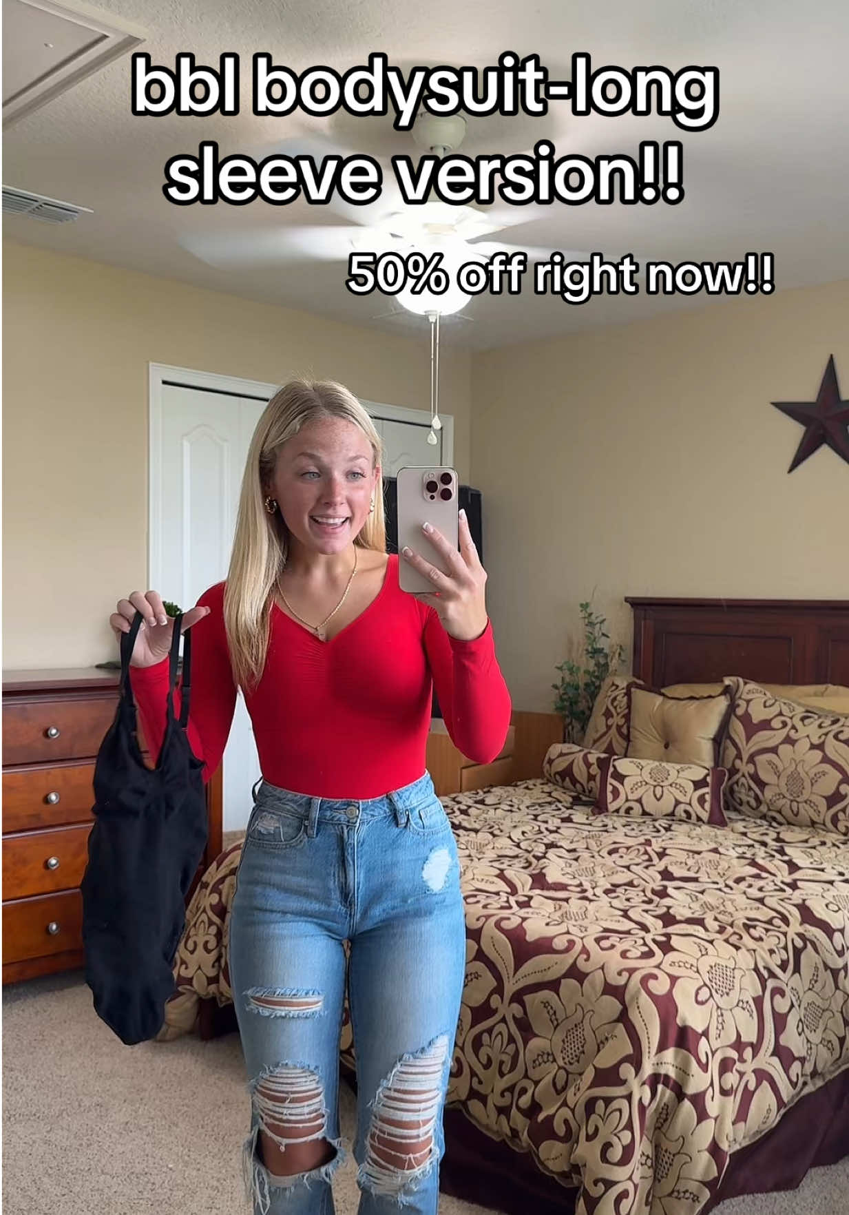 Less than $20 RIGHT NOW!!! Don’t miss this opportunity to get everyone’s favorite stomach suction bodysuit in a longsleeve version! 