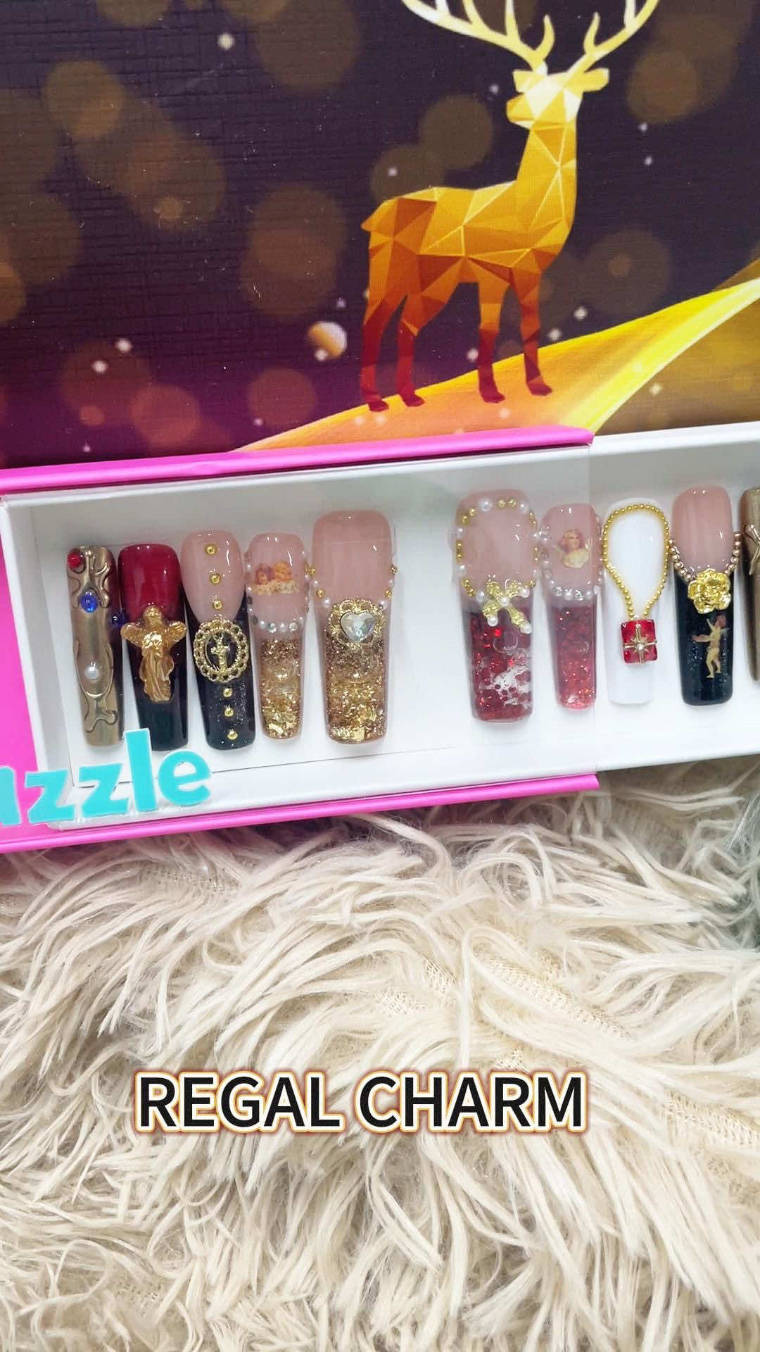 #aquariumnails #funnynails #y2kfashion #pressonnails 