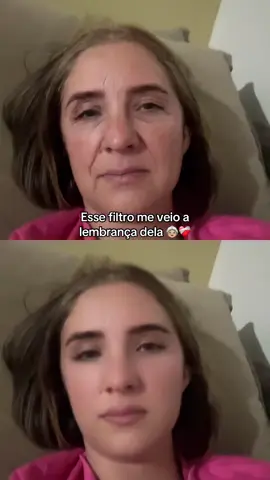 #늙음필터  a saudade apertou 👵🏼❤️‍🩹 #efeitos #vó 