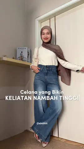 Kalo pake celana ini kayaknya orang2 ngira tb aku di atas 160 dehhh #jeans #jeanshighwaist #celanajeans #jiniso @JINISO JEANS 