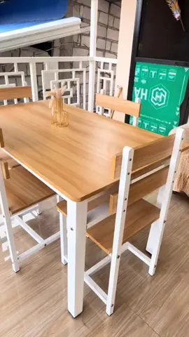 Bring elegance and comfort to your home with the Ramey Dining Table Set with 4 Chairs. Designed with a sturdy table and stylish chairs, it’s perfect for family meals, cozy coffee mornings, or weekend gatherings. Durable, space-saving, and modern this set is more than furniture, it’s where memories are made.” 🏡🍽