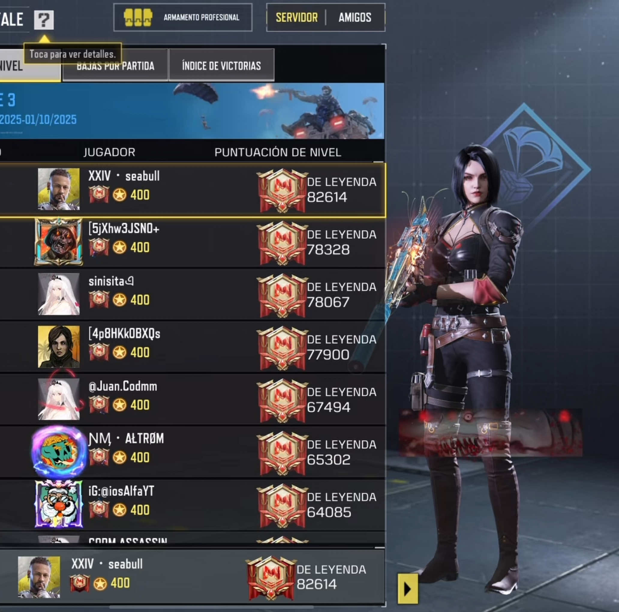 Que se gana por ser top 1? Realmente subo al top para disfrutar partidas o brindar algo de contenido a mi comunidad. Activision nunca le tomó importancia a los que juegan 24/7 en ranks y tampoco espero nada, doy gracias por dar le la oportunidad de seguir creando contenido con su juego.  Esa cuenta la juegan 10 personas?  siempre fuimos @Seabull y yo(Tanyi) Nunca necesitamos que alguien más ocupe jugar en lugar de nosotros, pero si tenemos el aprecio de nuestros compañeros de equipo ❤️ Quien es Seabull?  Es mi hermano, la persona que confío en mi primero y gracias a él estamos aquí. Solo espero disfruten del contenido que ofrecemos y respeto a toda la gente que juega ranks por que al fin y acabo es su tiempo, no le debemos y tenemos que demostrar a nadie. Los tqm craaacks! ❤️