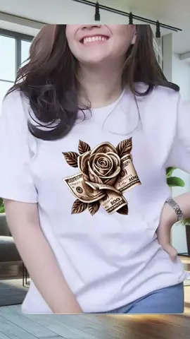 kaos wanita lengan pendek motif mawar dolar  #kaoswanita #atasanwanita #kaoswanitalenganpendek #kaoswanitamurah #kaoswanitakekinian 