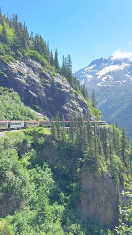 Amazing views from the White Pass scenic railway 🚃     #whitepassrailway #alaska