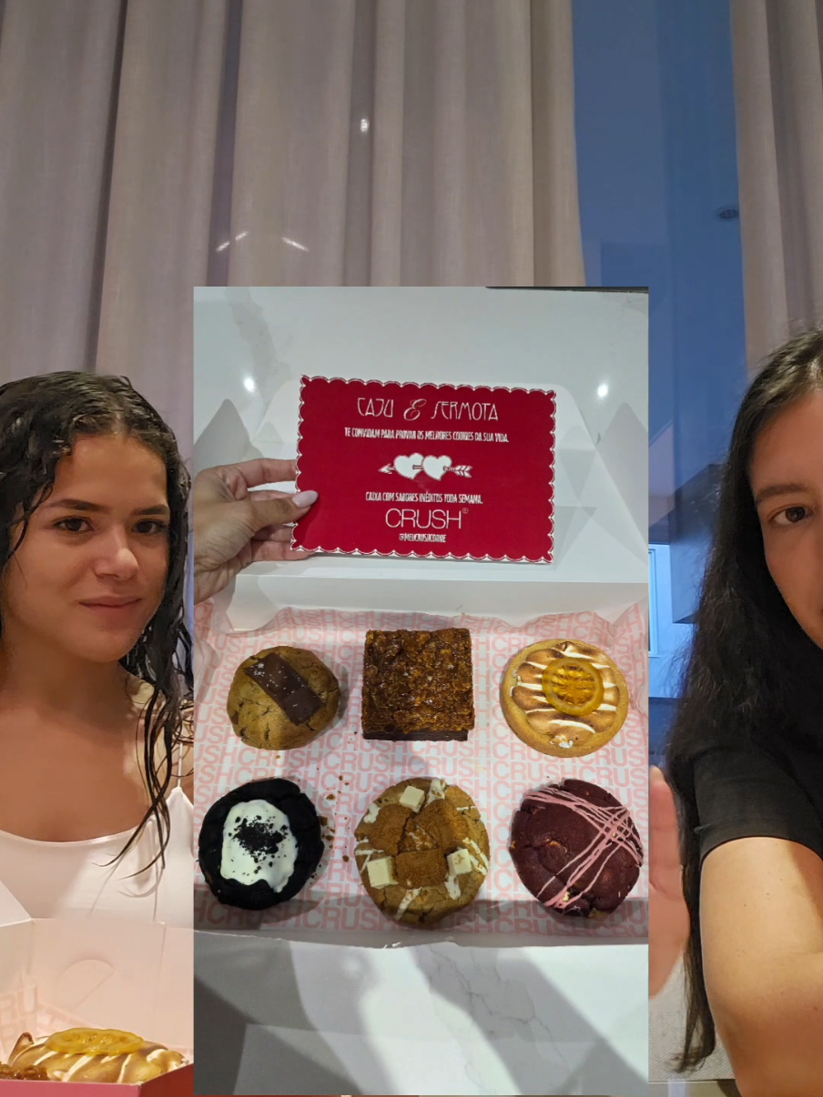 provando @meucrushcookie com @Julia Rabelo obg @SERMOTA e @Eu sou Caju 