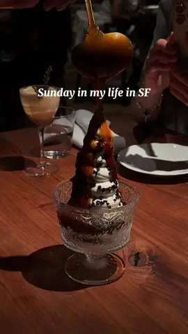 we drank way too much wine for a Sunday night… I will def be back at Angler just for their ice cream sundae  #sanfrancisco #Vlog #dayinmylife #sffoodie #sundayfunday 