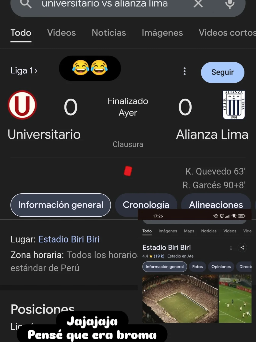 Estadio Biri Biri 😂🐔 #alianzalima #fy #estadiomonumental #biribiri #meme 