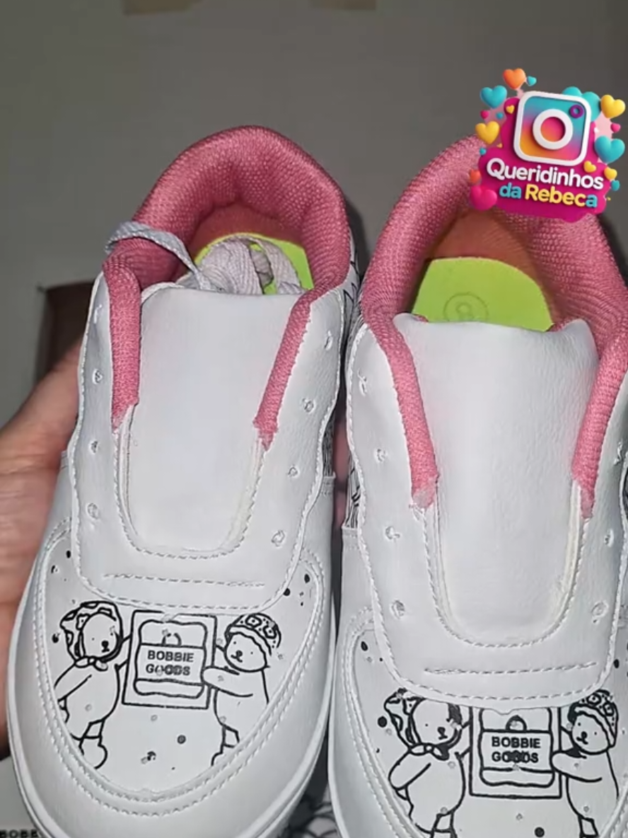 Tênis Infantil Bobbie Goods para Colorir e ter um modelo exclusivo para sua criança! #tenis #infantil  #Bobbiegoods #colorir 