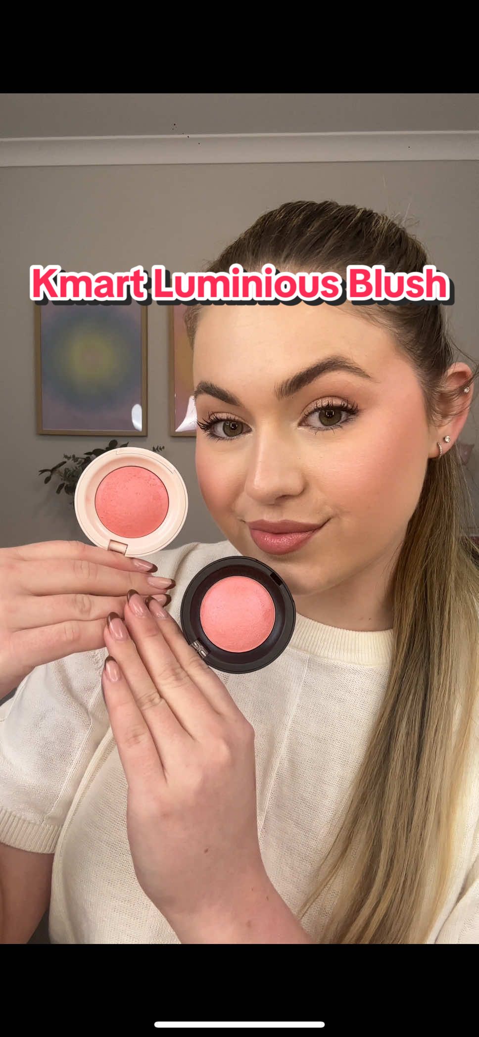 @kmart australia dropped the best @Rare Beauty blush dupe ✨ Have you tried anything from the new OXX Cosmetics range?  #oxxcosmetics #kmartmakeup #affordablemakeup #rarebeautyblush #blushdupe 