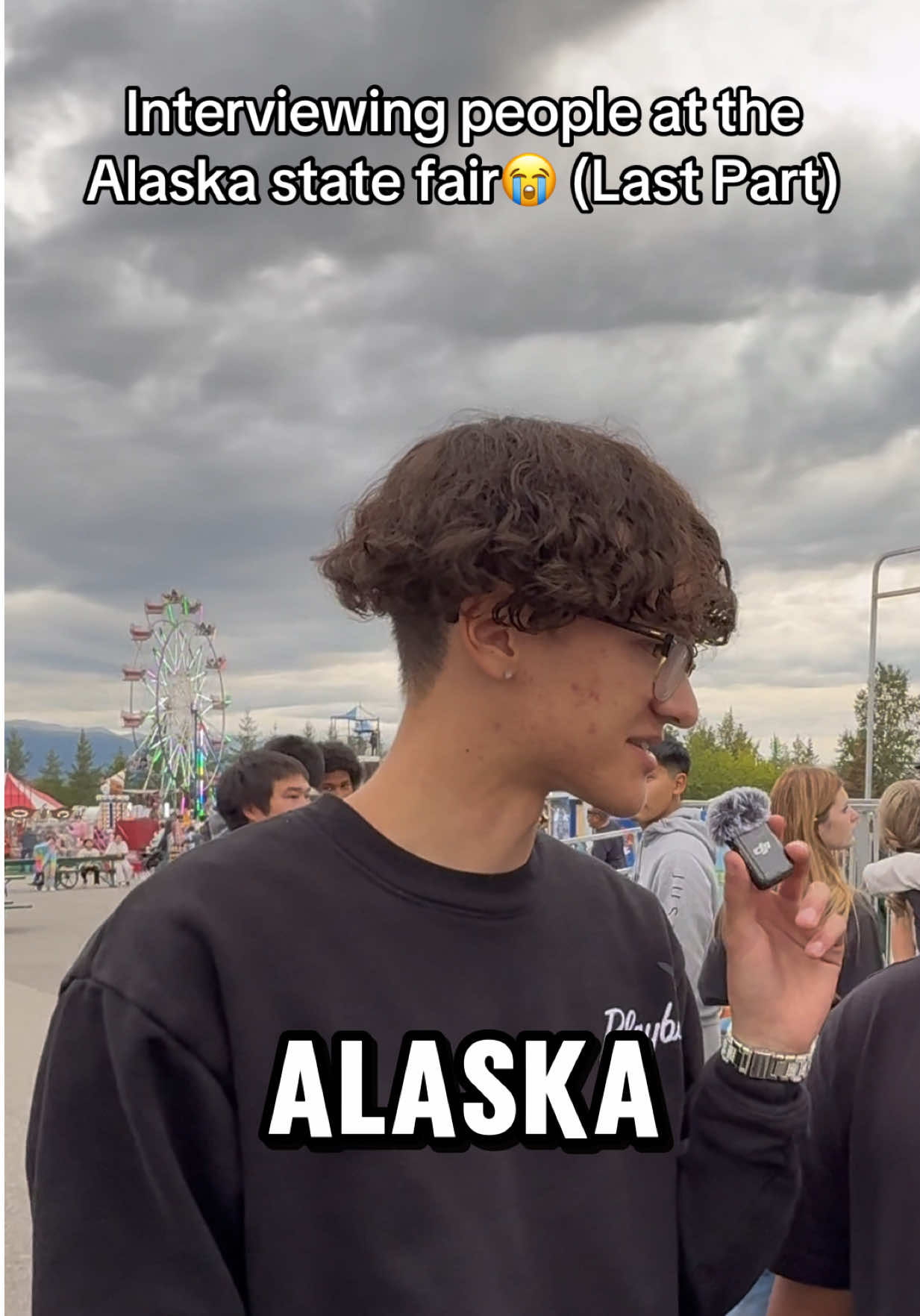 Alaska state fair interview😭 #alaska #alaskalife #statefair #interview #fyp #fypツ #foryoupage #viralvideo 