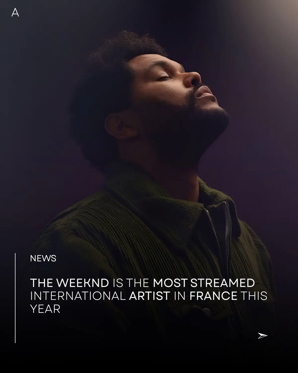 🏆Abel also holds the record for the most Diamond-certified songs by an international artist in the country. via @Abelspost  @The Weeknd #theweeknd #abeltesfaye #xo #france #xotwod 