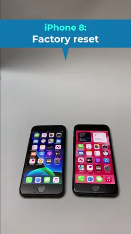 How to “Factory reset” an iPhone 8. #iphone #smartphone 