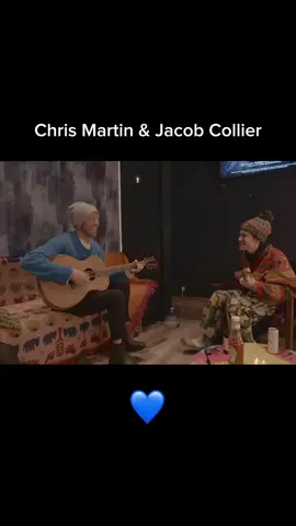 If anybody can pick up a 10-string and make instant magic it's this man right here 💙 @coldplay 