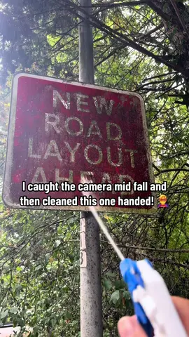 I get one take when making a video and I’m not about to let anything stand in my way! 😂😂#thesignguy #fail #satisfying #asmr #CleanTok 